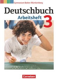 Produktbild: Deutschbuch Gymnasium - Baden-W&uuml;rttemberg - 2014 - 7. Klasse - Arbeitsheft mit L&ouml;sungen