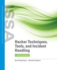 Produktbild: Oriyano, S: Hacker Techniques, Tools, And Incident Handling