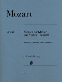Produktbild: Wolfgang Amadeus Mozart - Violinsonaten, Band III