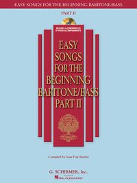Produktbild: Easy Songs for the Beginning Baritone/Bass - Part II (Bk/Online Audio)