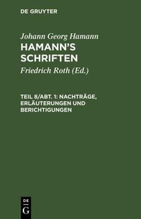 Produktbild: Nachtr&auml;ge, Erl&auml;uterungen und Berichtigungen