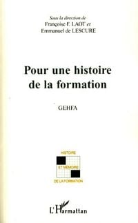 Produktbild: Pour une histoire de la formation