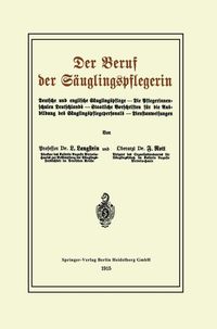 Produktbild: Der Beruf der S&auml;uglingspflegerin