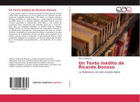 Produktbild: Un Texto In&eacute;dito de Ricardo Donoso