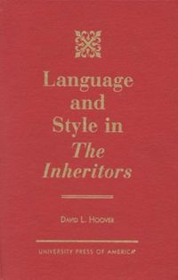 Produktbild: Hoover, D: Language and Style in the Inheritors
