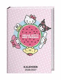 Produktbild: Hello Kitty 17-Monats-Kalenderbuch A5 2027 - 17 Monate. Von August 2026 bis Dezember 2027