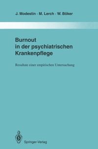Produktbild: Burnout in der psychiatrischen Krankenpflege