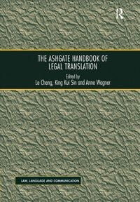 Produktbild: The Ashgate Handbook of Legal Translation
