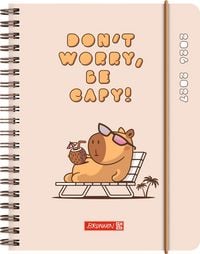 Produktbild: Sch&uuml;lerkalender 2026/2027 "Capy" | A6, Kunststoff