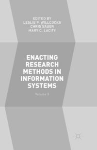 Produktbild: Enacting Research Methods in Information Systems: Volume 3