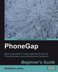 Produktbild: PhoneGap Beginner's Guide