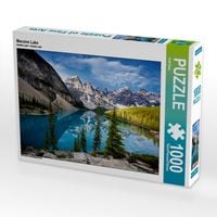 Produktbild: CALVENDO Puzzle Moraine Lake | 1000 Teile Lege-Gr&ouml;&szlig;e 64x48cm Foto-Puzzle f&uuml;r gl&uuml;ckliche Stunden