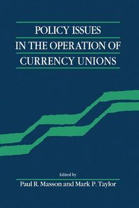 Produktbild: Policy Issues of Currency Unio