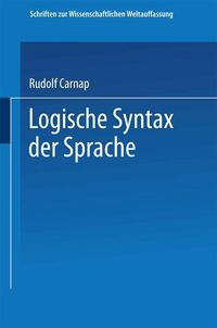 Produktbild: Logische Syntax der Sprache