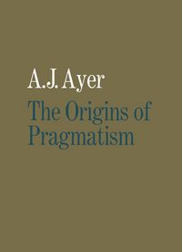 Produktbild: The Origins of Pragmatism