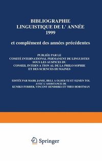 Produktbild: Linguistic Bibliography for the Year 1999 / Bibliographie Linguistique de l'Ann&eacute;e 1999