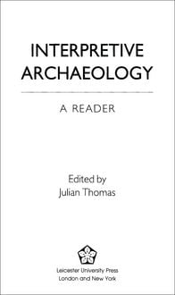 Produktbild: Interpretive Archaeology