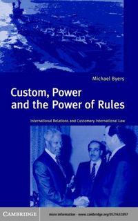 Produktbild: Custom, Power and the Power of Rules