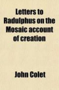 Produktbild: Letters to Radulphus on the Mosaic Account of Creation