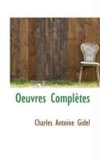 Produktbild: Oeuvres Compl Tes