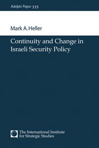 Produktbild: Continuity and Change in Israeli Security Policy