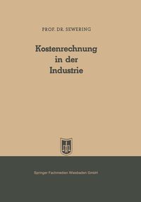 Produktbild: Kostenrechnung in der Industrie