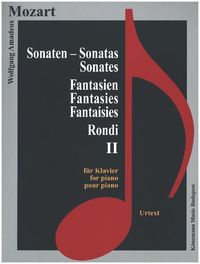 Bild vom Artikel Mozart, Sonaten, Fantasien und Rondi II vom Autor Wolfgang Amadeus Mozart