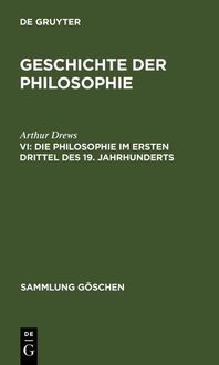 Produktbild: Die Philosophie im ersten Drittel des 19. Jahrhunderts