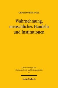Produktbild: Wahrnehmung, menschliches Handeln und Institutionen