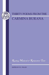Produktbild: Thirty Poems from the Carmina Burana