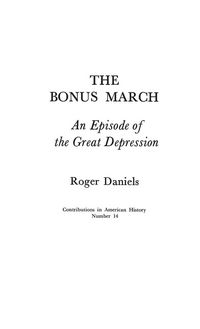 Produktbild: The Bonus March