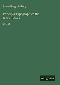 Produktbild: Principia Typographica the Block-Books