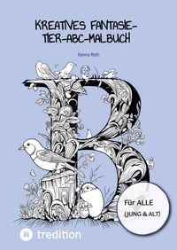 Produktbild: Kreatives Fantasie-Tier-ABC-Malbuch