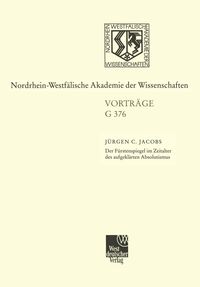 Produktbild: Der F&uuml;rstenspiegel im Zeitalter des aufgekl&auml;rten Absolutismus Zu Wielands "Goldenem Spiegel"