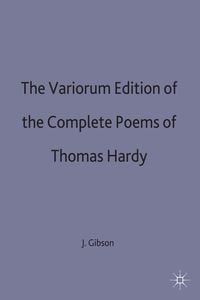 Produktbild: The Variorum Edition of the Complete Poems of Thomas Hardy
