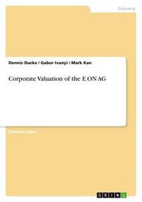 Produktbild: Corporate Valuation of the E.ON AG