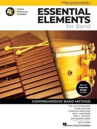 Produktbild: Essential Elements for Band Percussion Book 1 with Eei Online Resources Percussion Method Book and Sheet Music for Students and Teachers Band Method Songbook Newer 2025 Edition Available