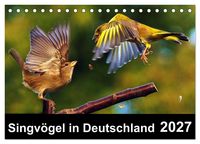 Produktbild: Singv&ouml;gel in Deutschland (Tischkalender 2027 DIN A5 quer), CALVENDO Monatskalender