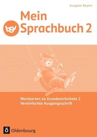Produktbild: 2. Jahrgangsstufe, Wortkarten zum Grundwortschatz, Vereinfachte Ausgangsschrift