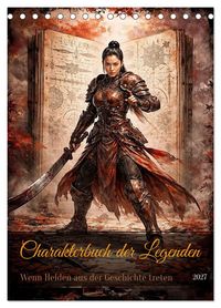 Produktbild: Charakterbuch der Legenden (Tischkalender 2027 DIN A5 hoch), CALVENDO Monatskalender