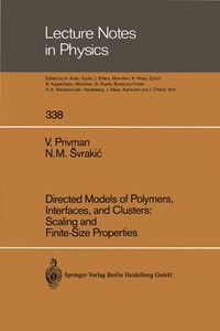 Produktbild: Directed Models of Polymers, Interfaces, and Clusters: Scaling and Finite-Size Properties