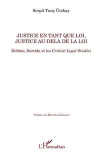 Produktbild: Justice en tant que loi, justice au-del&agrave; de la loi