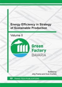 Produktbild: Energy Efficiency in Strategy of Sustainable Production Vol. II