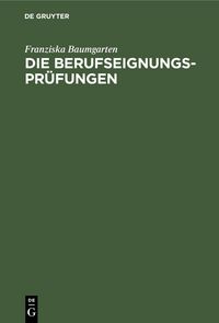 Produktbild: Die Berufseignungs-Pr&uuml;fungen