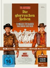 Produktbild: Die glorreichen Sieben - Limitiertes Mediabook (4K Ultra HD + Blu-ray + Bonus-Blu-ray)
