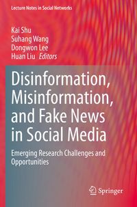 Produktbild: Disinformation, Misinformation, and Fake News in Social Media