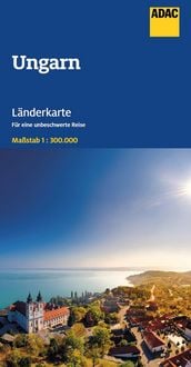 Produktbild: ADAC L&auml;nderkarte Ungarn 1:300.000