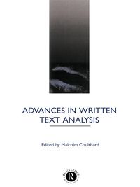 Produktbild: Advances in Written Text Analysis