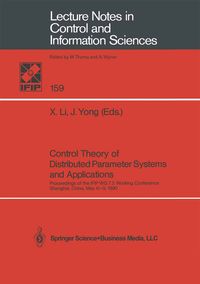 Produktbild: Control Theory of Distributed Parameter Systems and Applications