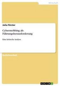 Produktbild: Cybermobbing als F&uuml;hrungsherausforderung